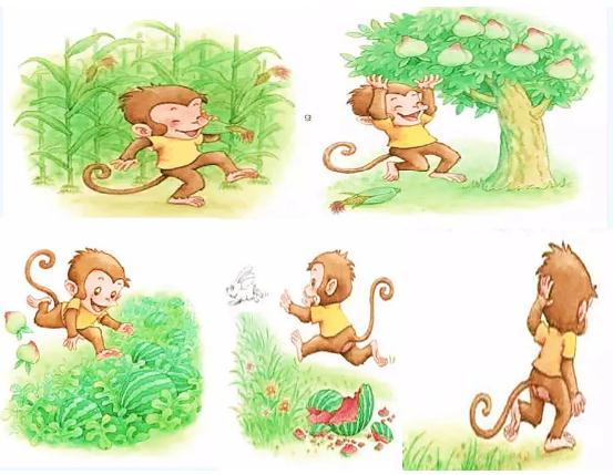 一年级语文下册18课小猴子下山课堂笔记归纳